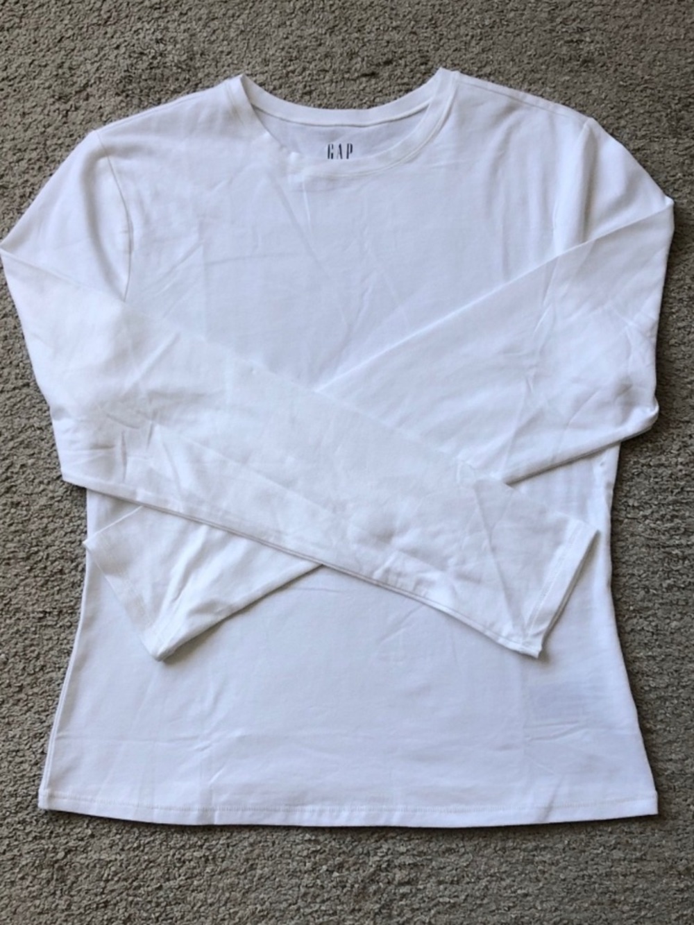 GAP Long Sleeve White T-Shirt NWOT